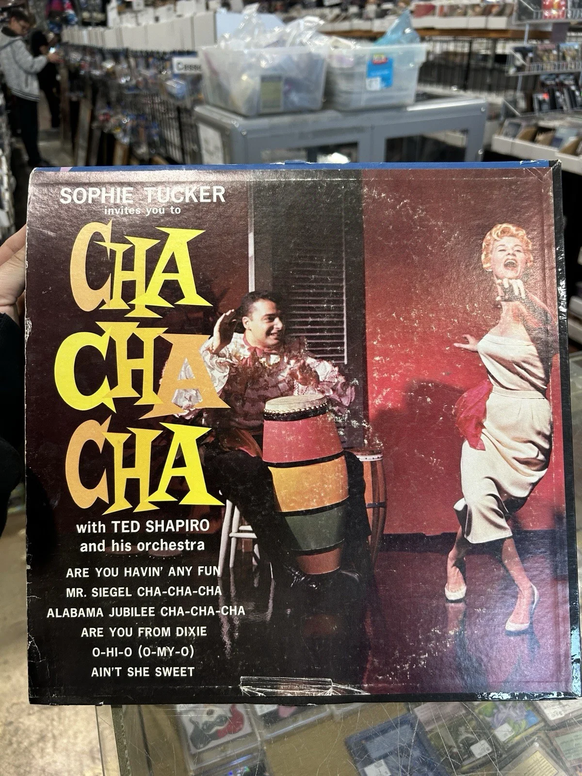 signed autographed LP- SOPHIE TUCKER IN PERSON-Mercury MG 02567 VG, изображение 3