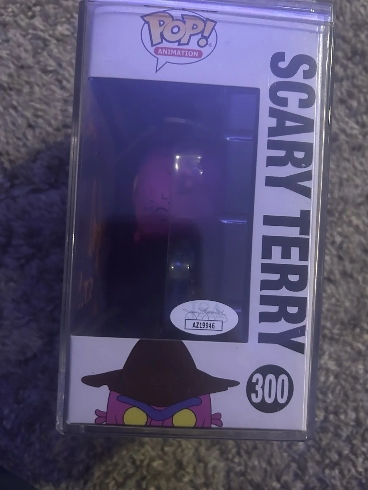 Tom Hardy — Jess Harnell Signed Funko Pop Scary Terry Rick Morty Figure JSA COA, изображение 2