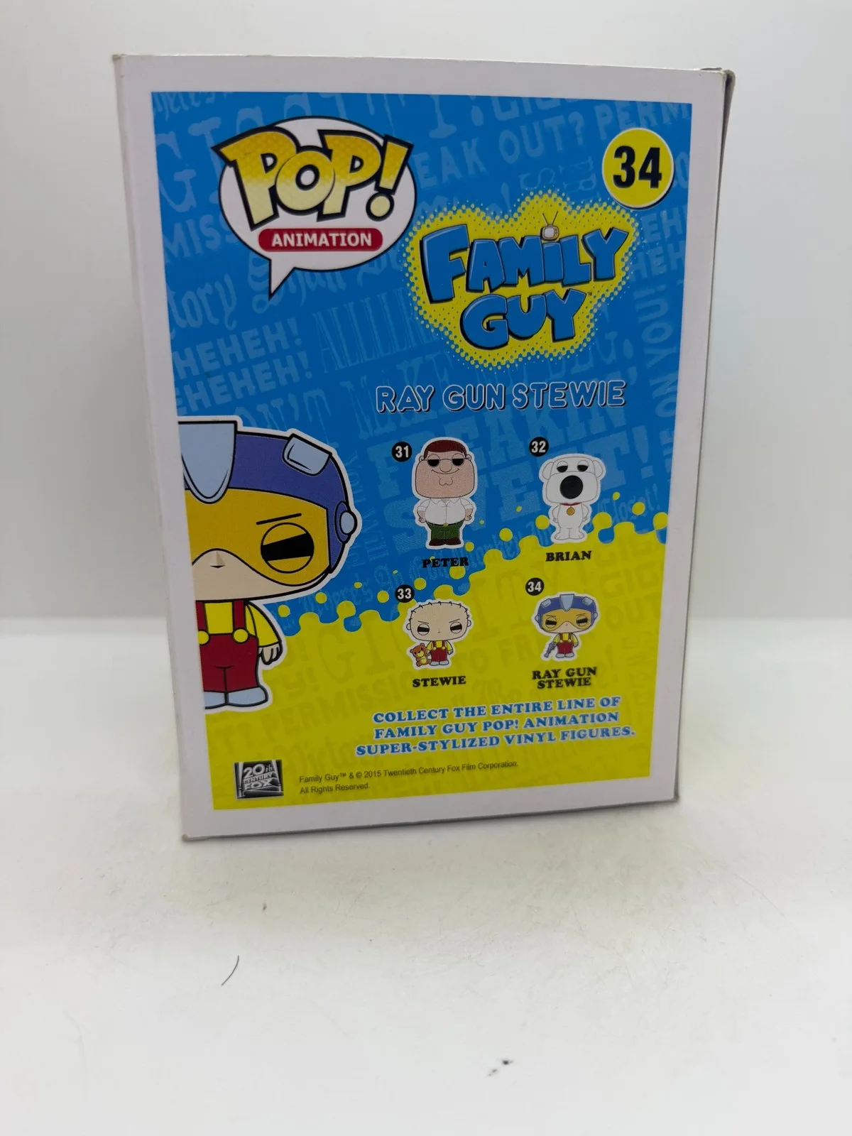 Seth MacFarlane Signed Ray Gun Stewie Funko Pop Family Guy #34 ACOA, изображение 4