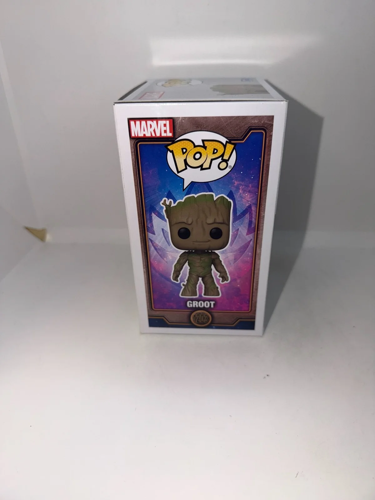 Vin Diesel Signed Groot Funko Pop Marvel Guardians of the Galaxy #1203 ACOA, изображение 3