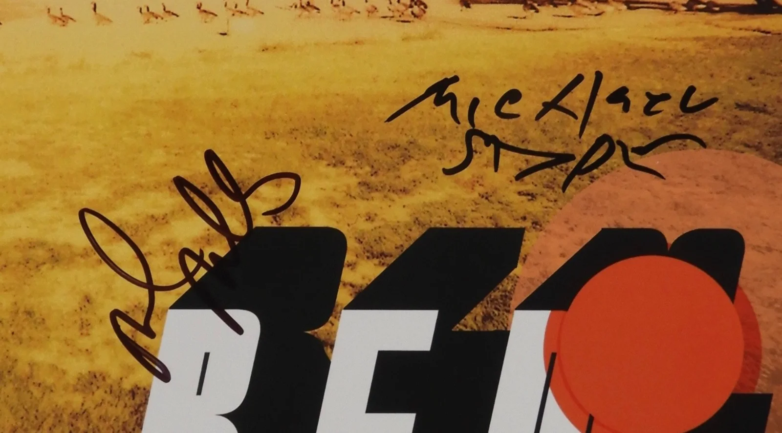 R.E.M. Beckett Signed Autograph Record Album Vinyl Reveal Michael Stipe + REM, изображение 3