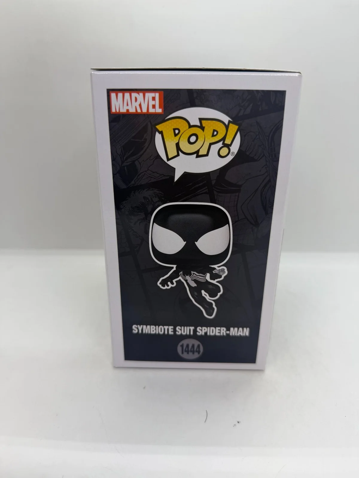 Tobey Maguire Signed Symbiote Spider-Man Funko Pop Marvel Spiderman #1444 ACOA, image 3