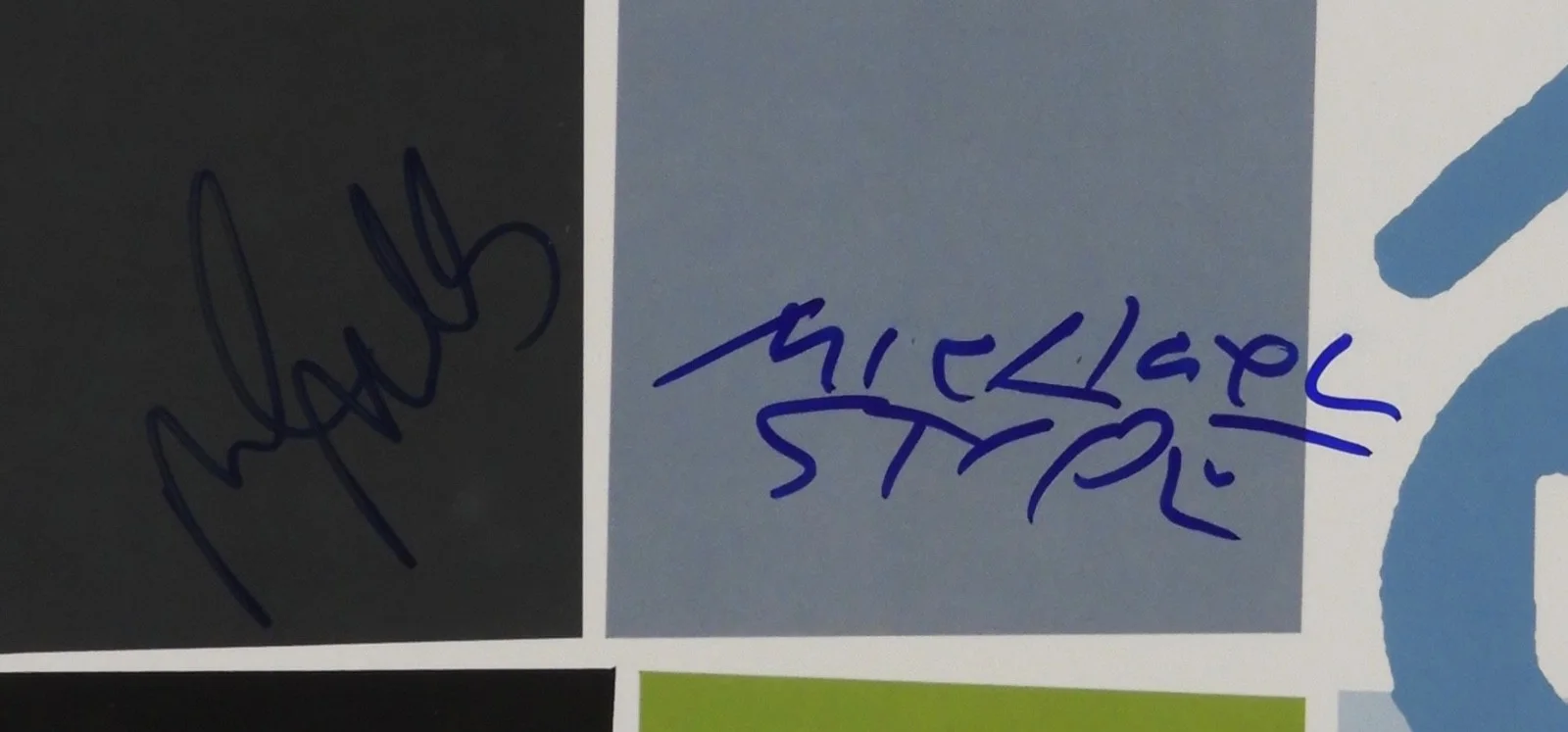 R.E.M. JSA Signed Autograph Record Album Vinyl Up Michael Stipe + REM, image 2