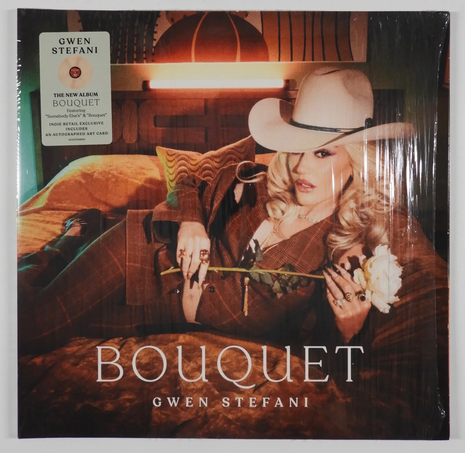 Gwen Stefani w Autograph Signed 11" x 11" Insert Vinyl Record Album, изображение 3