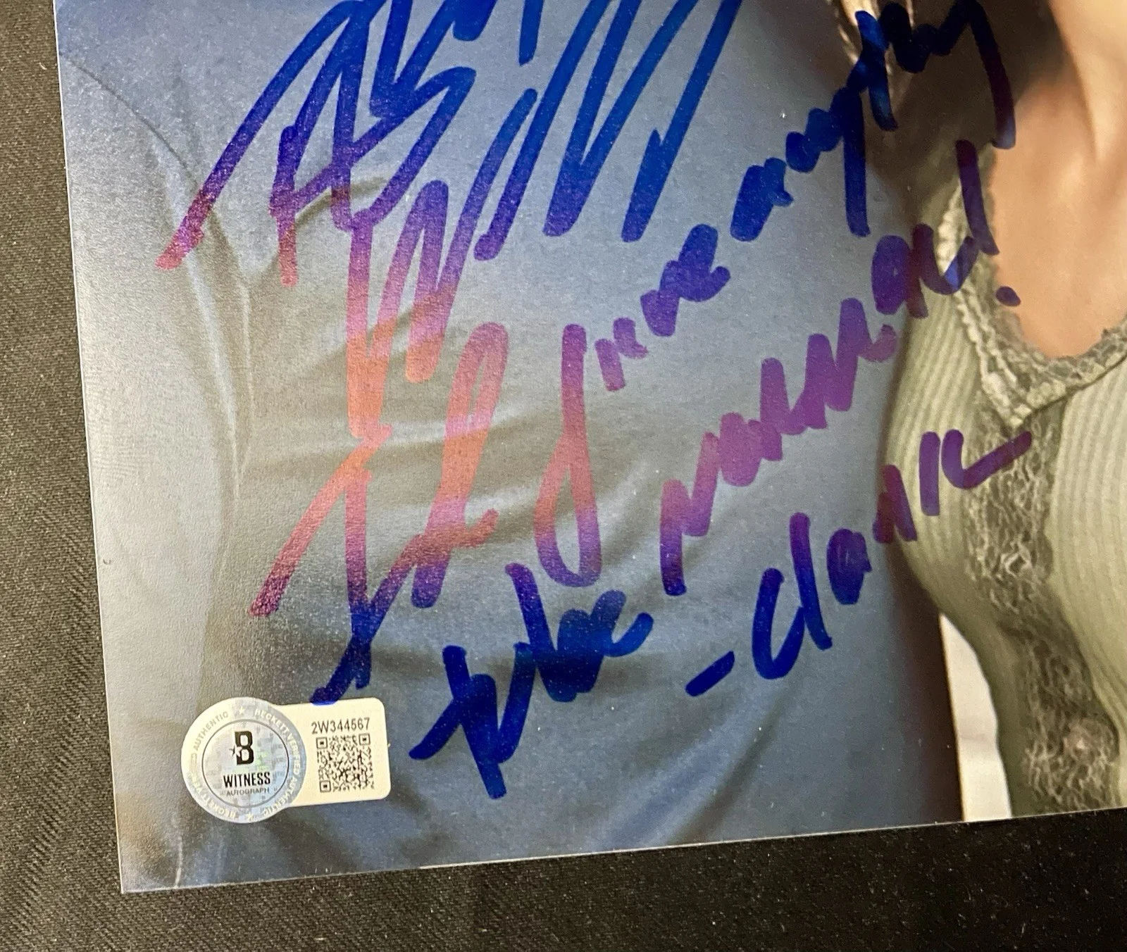 Tom Welling, Kristin Kreuk — Tom Welling & Kristen Kristin Signed 8x10 Smallville Photo JSA Inscription Rare, изображение 2