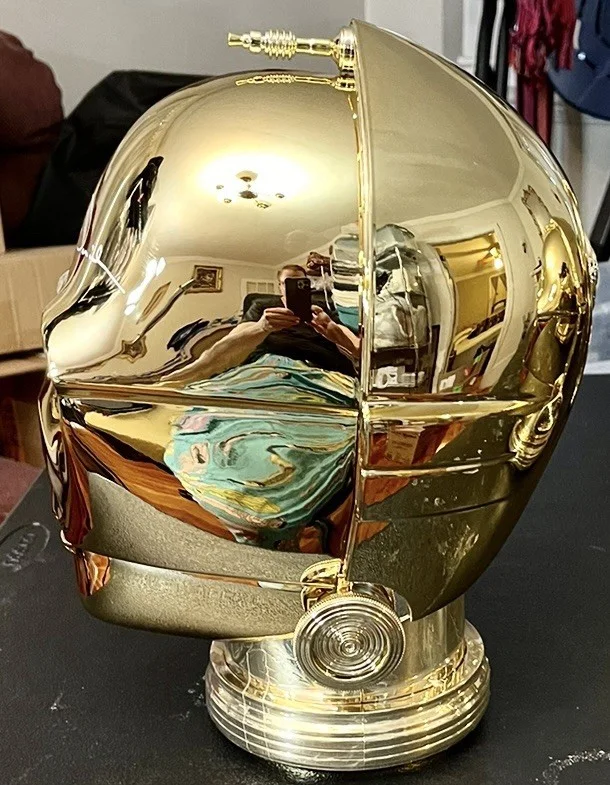 ANTHONY DANIELS — Anthony Daniels Signed Galactic Archive Series JSA Electronic Head, ￼￼￼, image 2