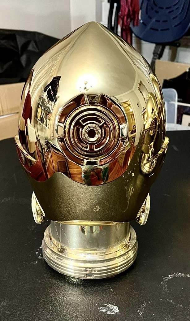 ANTHONY DANIELS — Anthony Daniels Signed Galactic Archive Series JSA Electronic Head, ￼￼￼, image 3