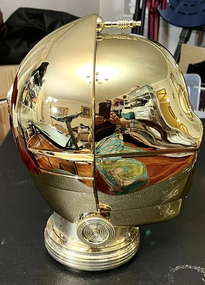 ANTHONY DANIELS — Anthony Daniels Signed Galactic Archive Series JSA Electronic Head, ￼￼￼, image 4