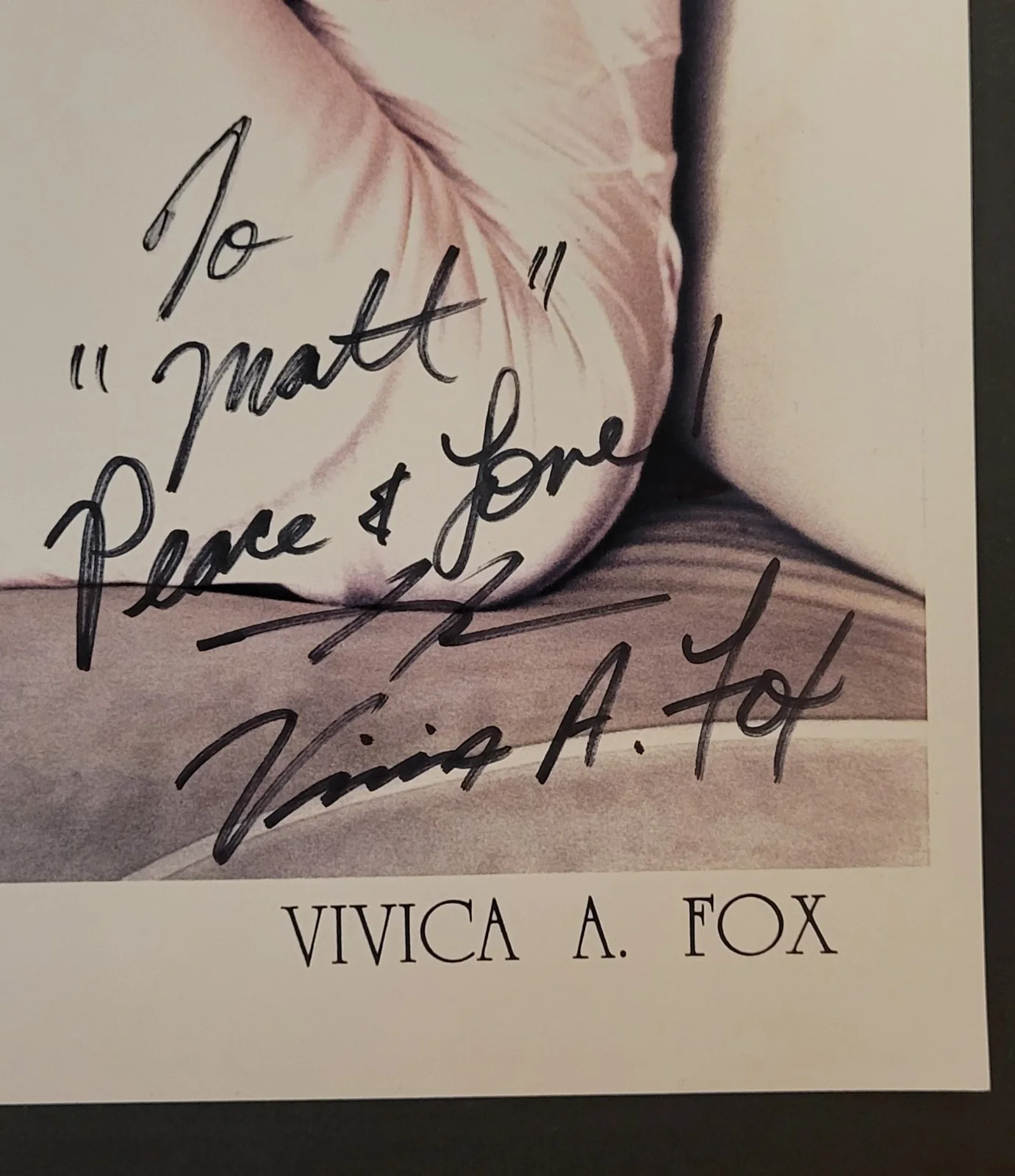 Vivica A. Fox — Vivica A. Fox Actress Autographed Signed 8.5"x11" Photo, image 2