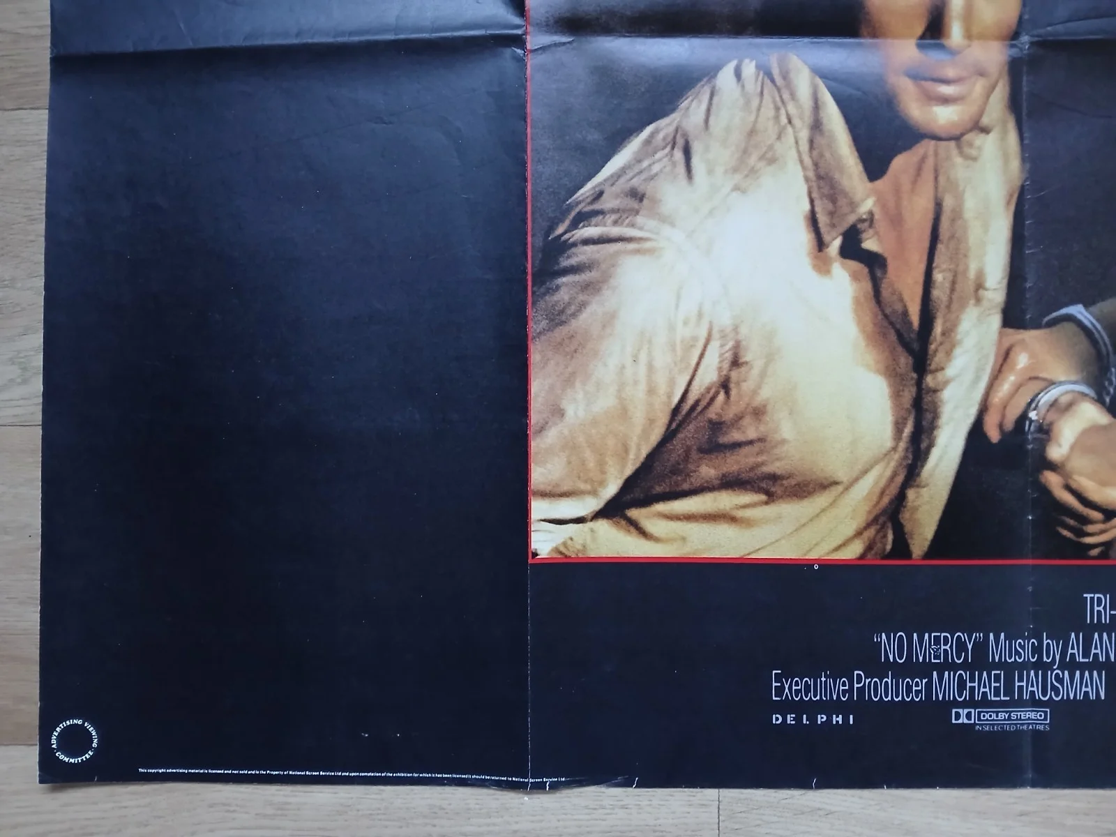 NO MERCY (1986) original UK quad poster - Richard Gere, Kim Basinger, изображение 4