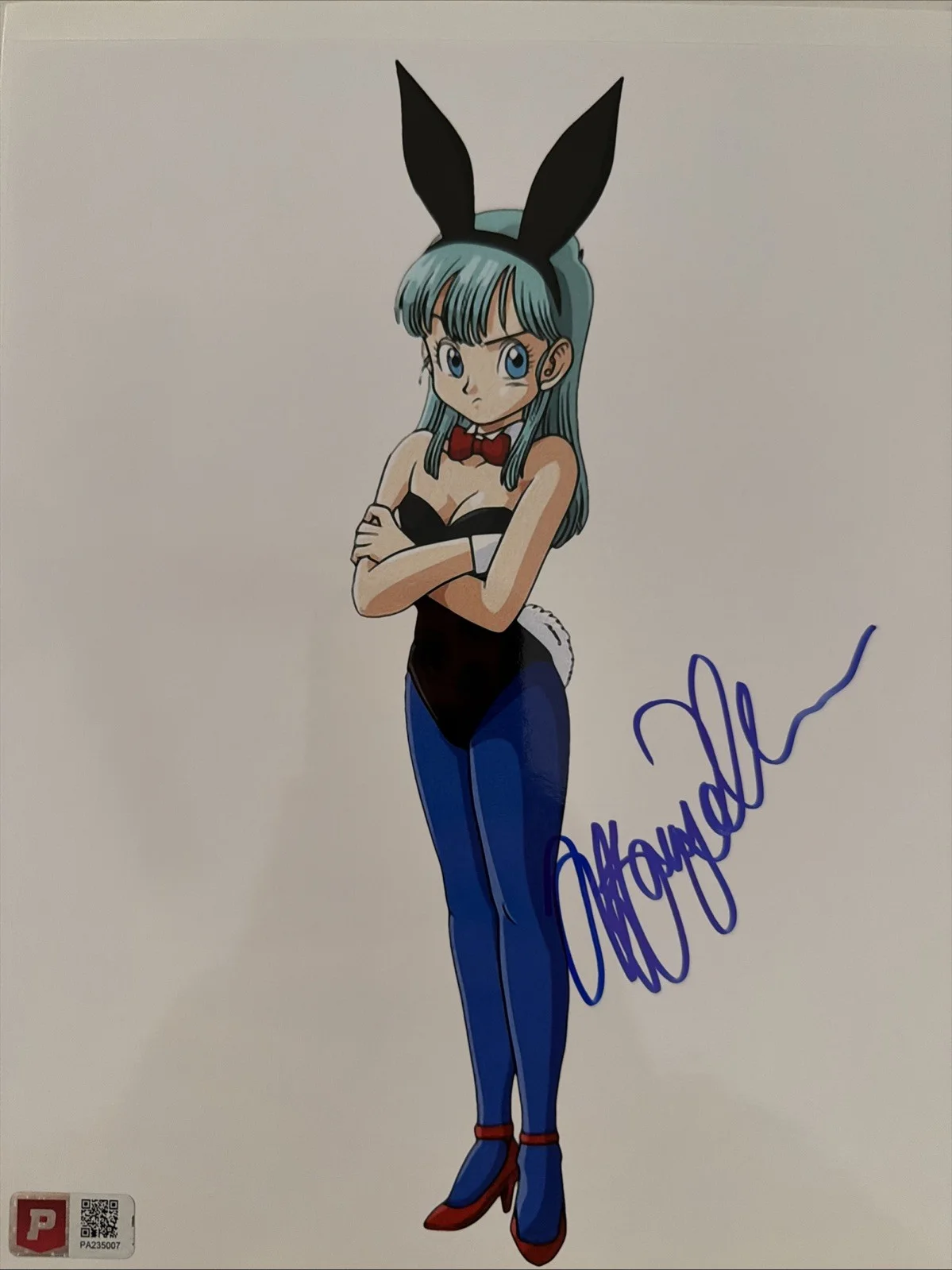 Tiffany Vollmer — Tiffany Vollmer Dragon Ball Bulma 8 X 10 Autographed Photo with COA