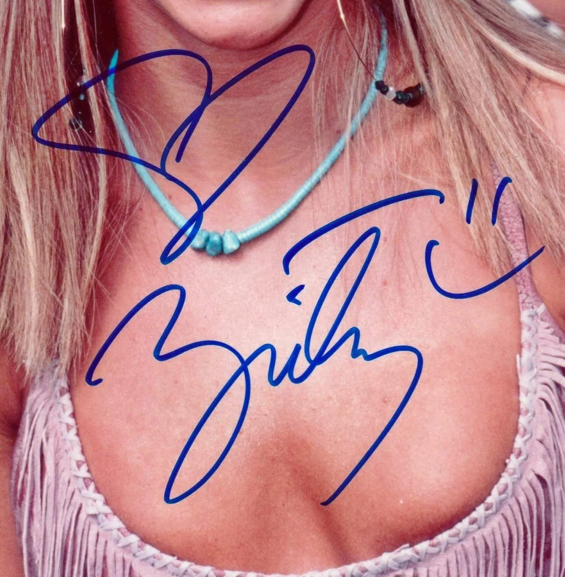 Britney Spears legendary singer REAL hand SIGNED Autographed 8x10 Photo #2 COA, изображение 2