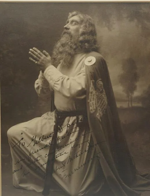 Antique Herbert Witherspoon Opera Bass Signed Sepia Photograph Framed, изображение 2