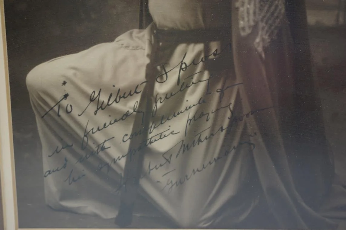 Antique Herbert Witherspoon Opera Bass Signed Sepia Photograph Framed, изображение 3