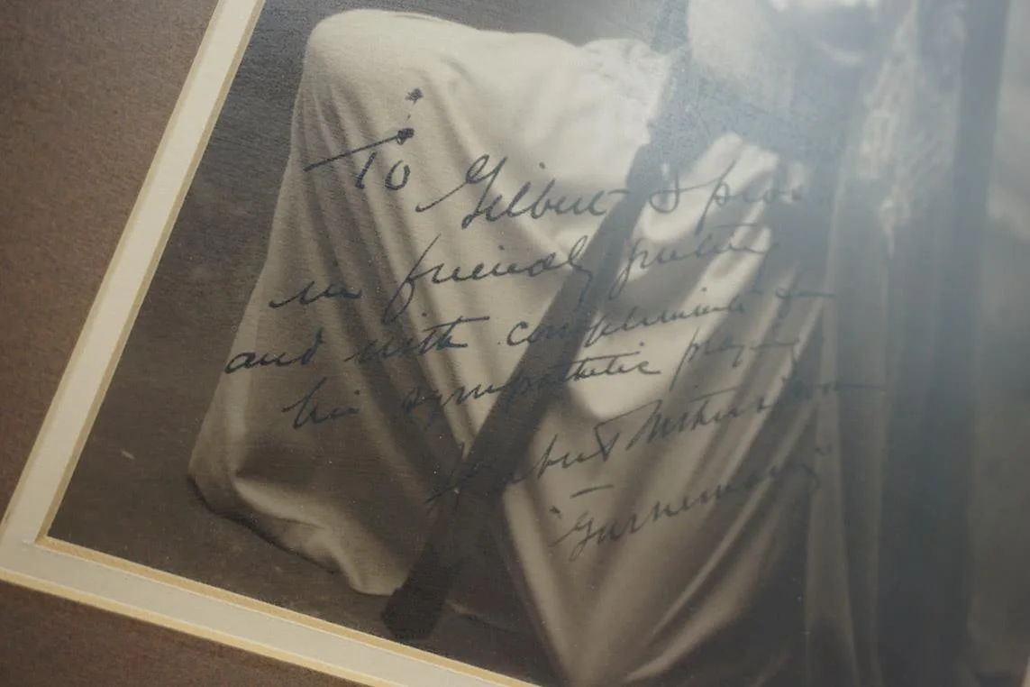 Antique Herbert Witherspoon Opera Bass Signed Sepia Photograph Framed, изображение 4