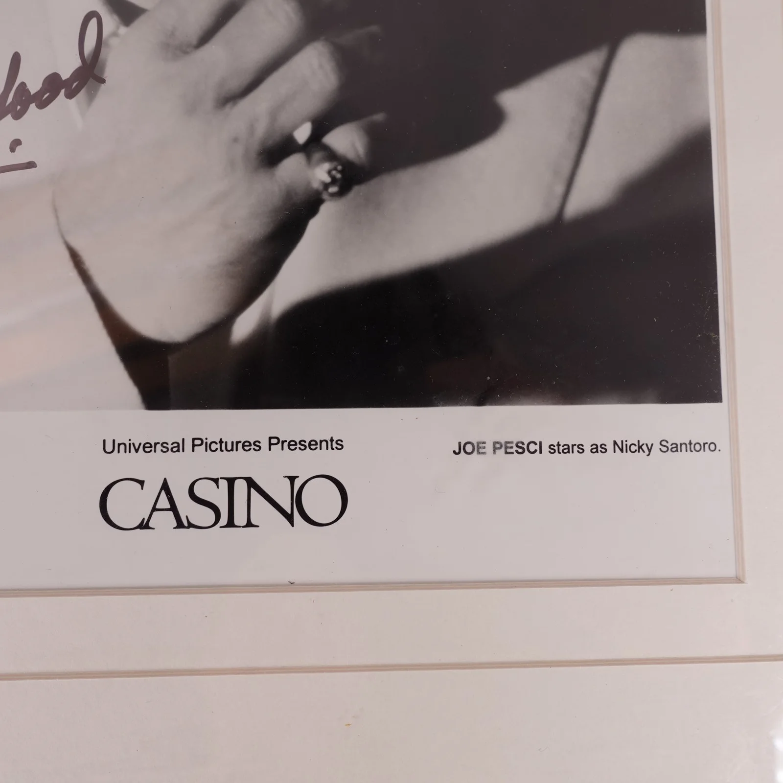 Joe Pesci — Joe Pesci Signed Autograph Photo - Casino (1996) Original Nicky Santoro Framed, изображение 5