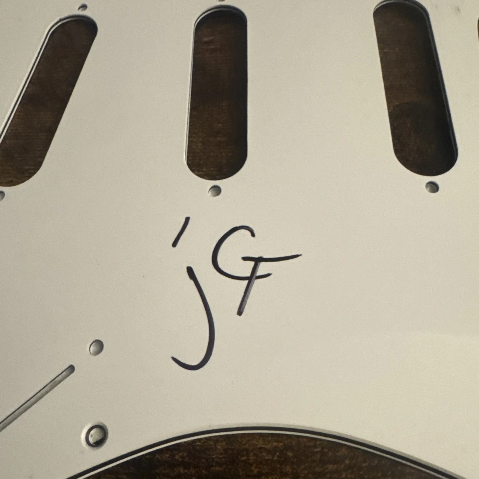 Jeremiah Fraites Signed Strat Pickguard The Lumineers Beckett Coa, изображение 3