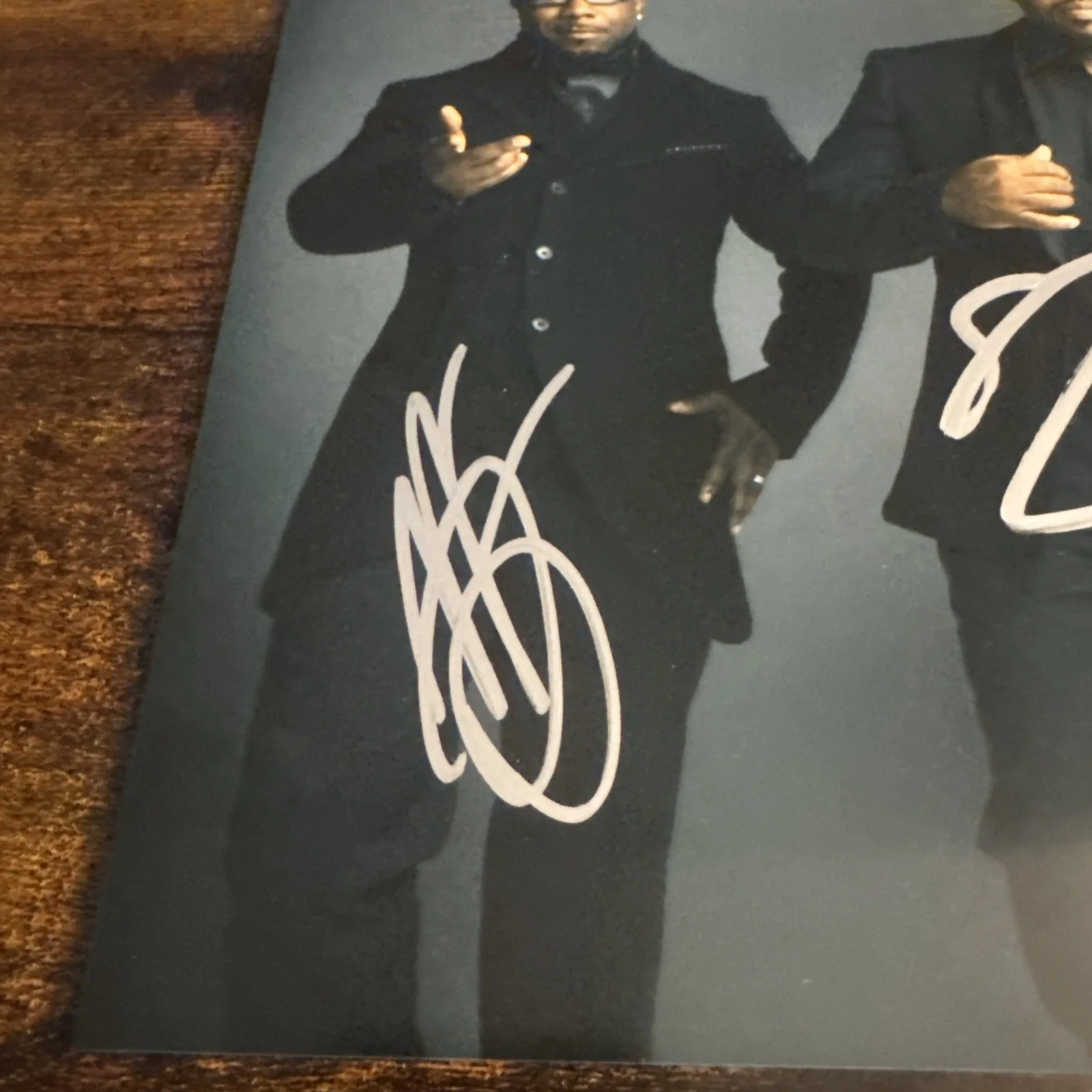 BOYZ II MEN SIGNED 8x10 Photo NATHAN & WANYA MORRIS + SHAWN STOCKMAN, изображение 4
