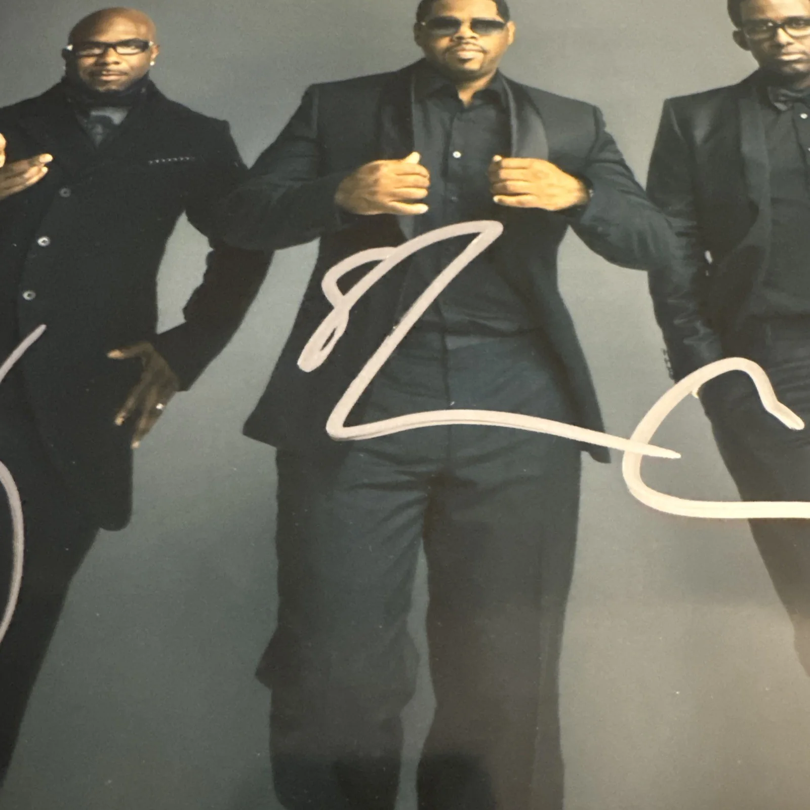 BOYZ II MEN SIGNED 8x10 Photo NATHAN & WANYA MORRIS + SHAWN STOCKMAN, изображение 5