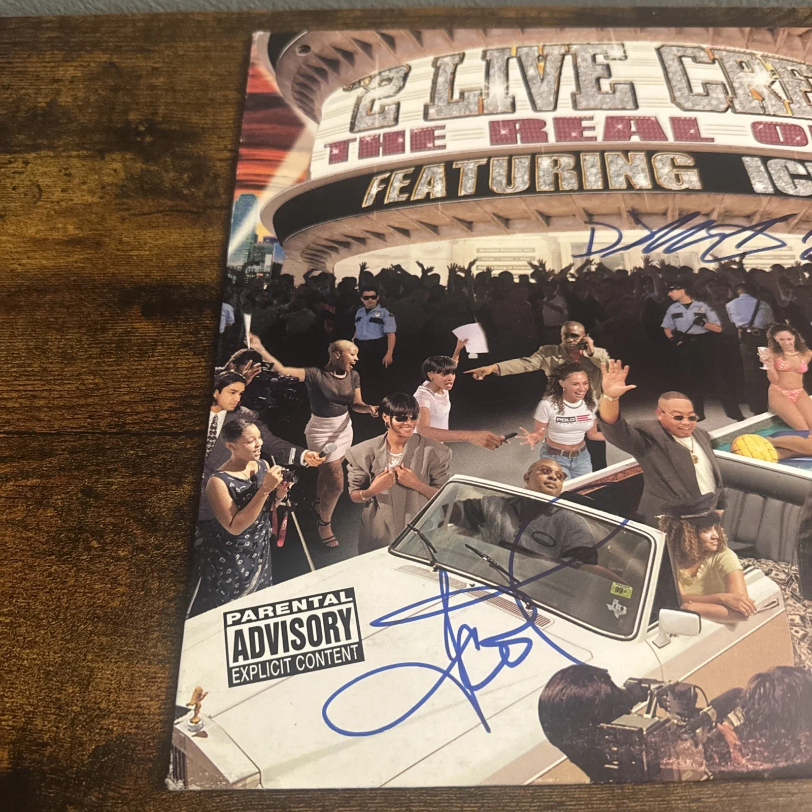 Dj Mr Mixx 2 Live Crew Ice T Signed The Real One Vinyl Beckett Coa, image 5
