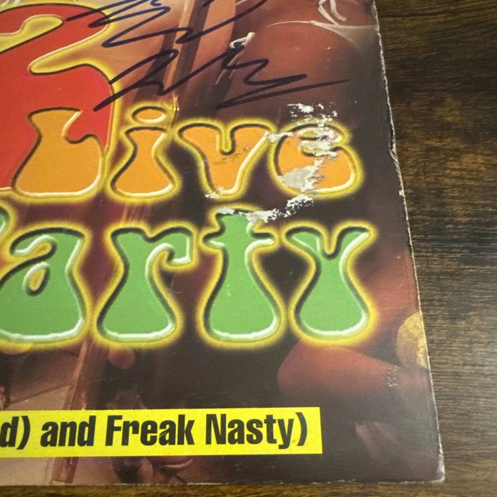 Dj Mr Mixx 2 Live Crew Signed 2 Live Party Vinyl Beckett Coa, изображение 4