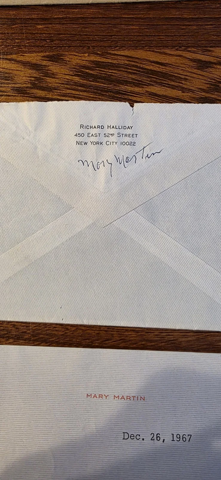 Mary Martin: Hand Signed letter, image 4