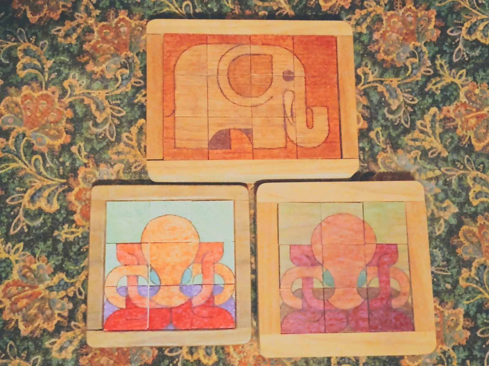 Z.Djingy-z.moc — AUTOGRAPHED [-{ Andblock Curio }-] Variety Arrange Tile Puzzle [&] PROTOTYPE SET