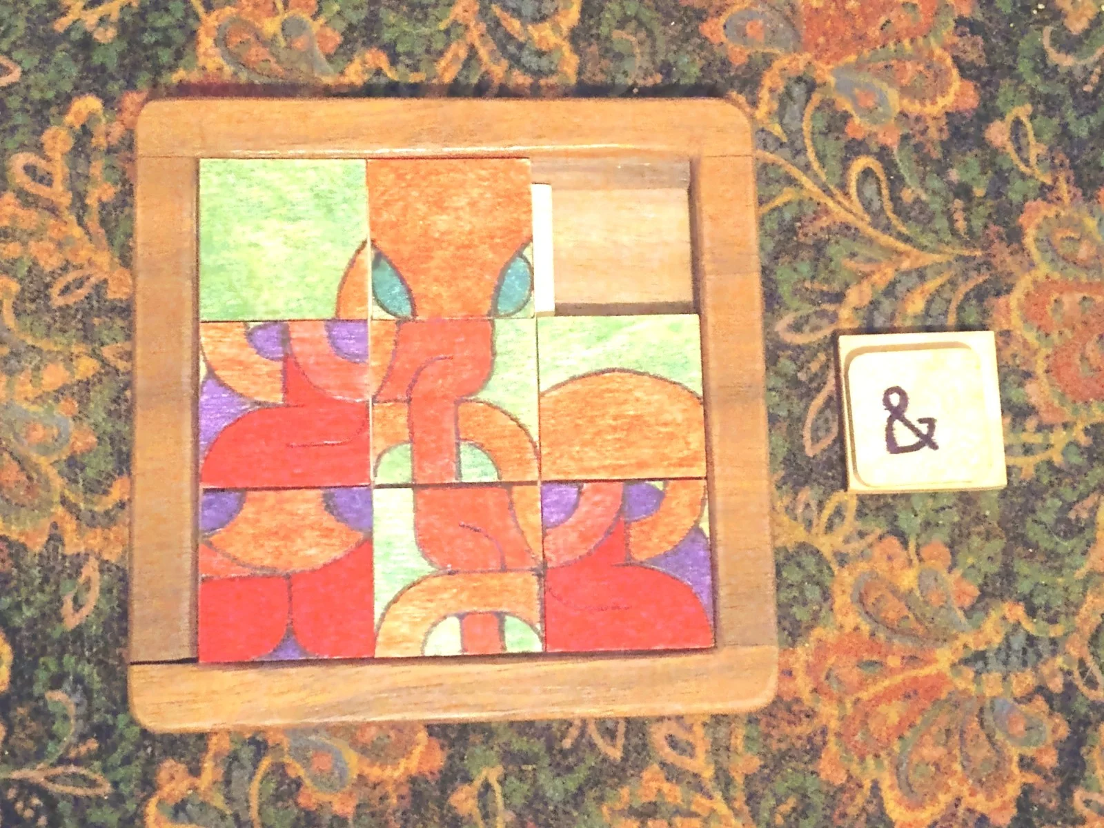 Z.Djingy-z.moc — AUTOGRAPHED [-{ Andblock Curio }-] Variety Arrange Tile Puzzle [&] PROTOTYPE SET, image 4
