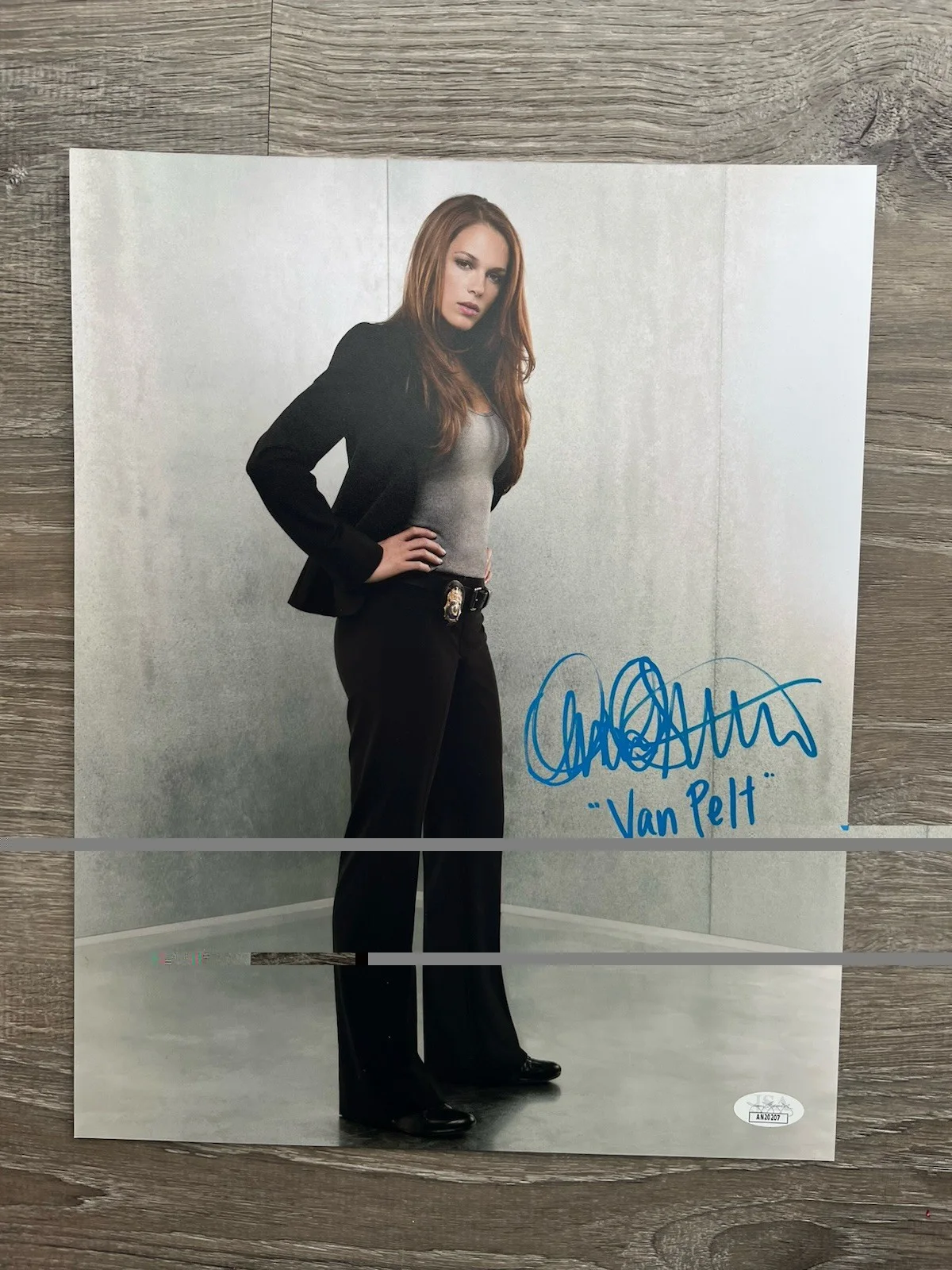 Amanda Righetti — Amanda Righetti Signed Mentalist 11x14 Photo JSA COA Grace Van Pelt, изображение 2