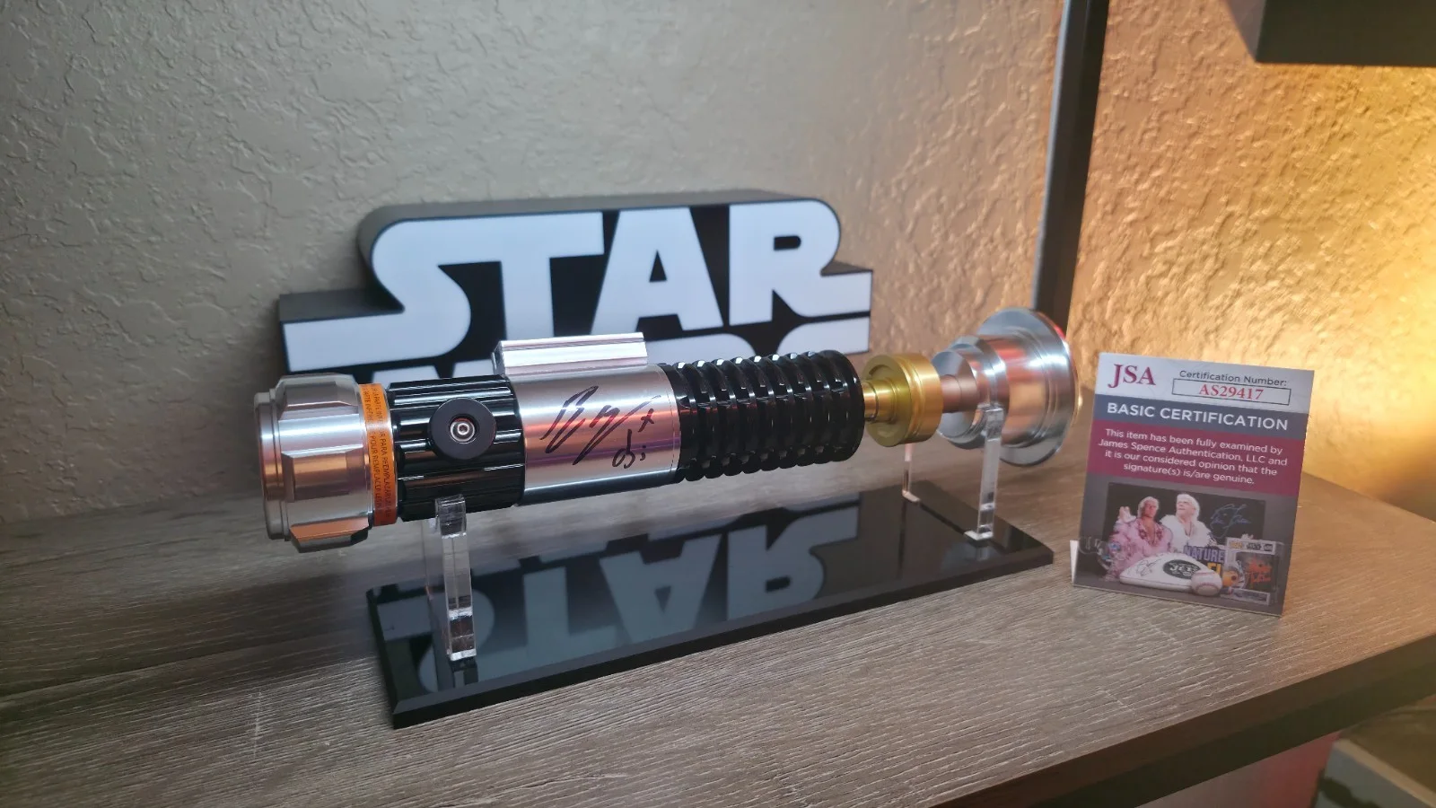 Ewan McGregor — EWAN McGREGOR GALAXY’S EDGE SIGNED LEGACY LIGHTSABER JSA, image 3
