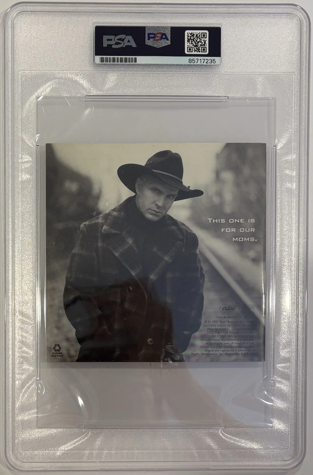 GARTH BROOKS Autographed/Signed SEVENS CD Booklet PSA Encapsulated ACOA Insc!, image 2