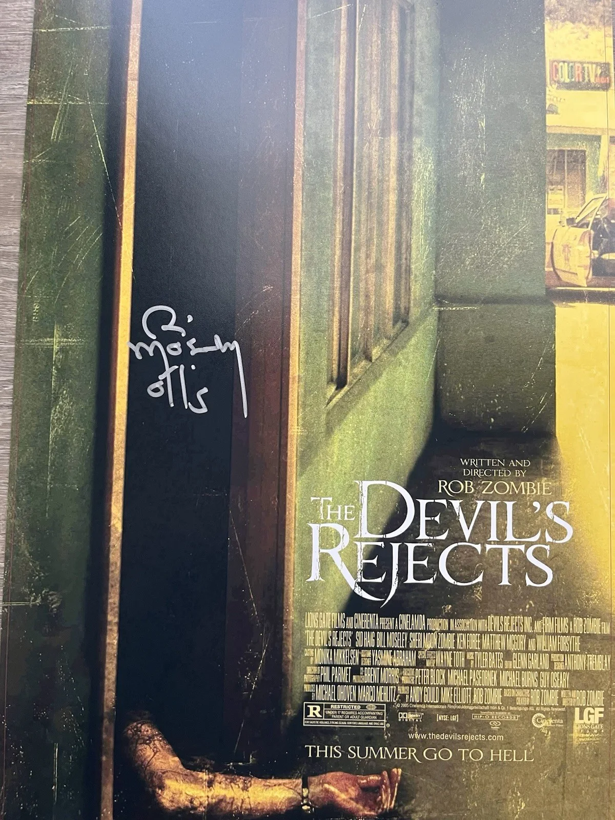 Bill Moseley — Bill Moseley Signed The Devil’s Rejects 11x17 Photo JSA COA Otis Driftwood, изображение 5