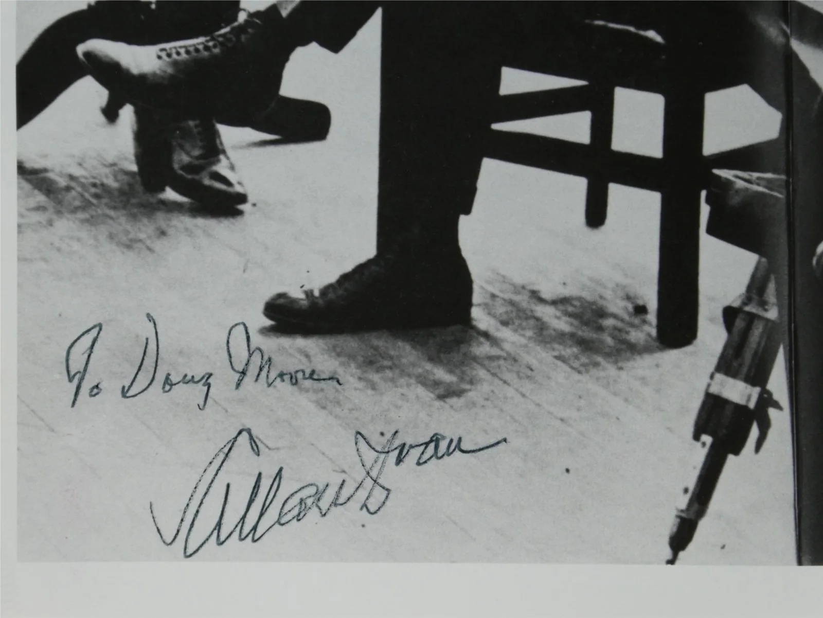 Allan Dwan — Allan Dwan Signed B&W 8x10 Promo Photo Autographed Personalized To Doug, изображение 2