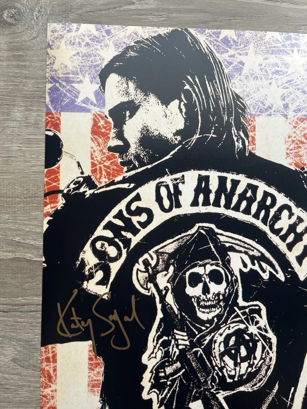 Katey Sagal — Katey Sagal Signed Gemma 11x17 Photo JSA COA Sons Of Anarchy SOA, image 3