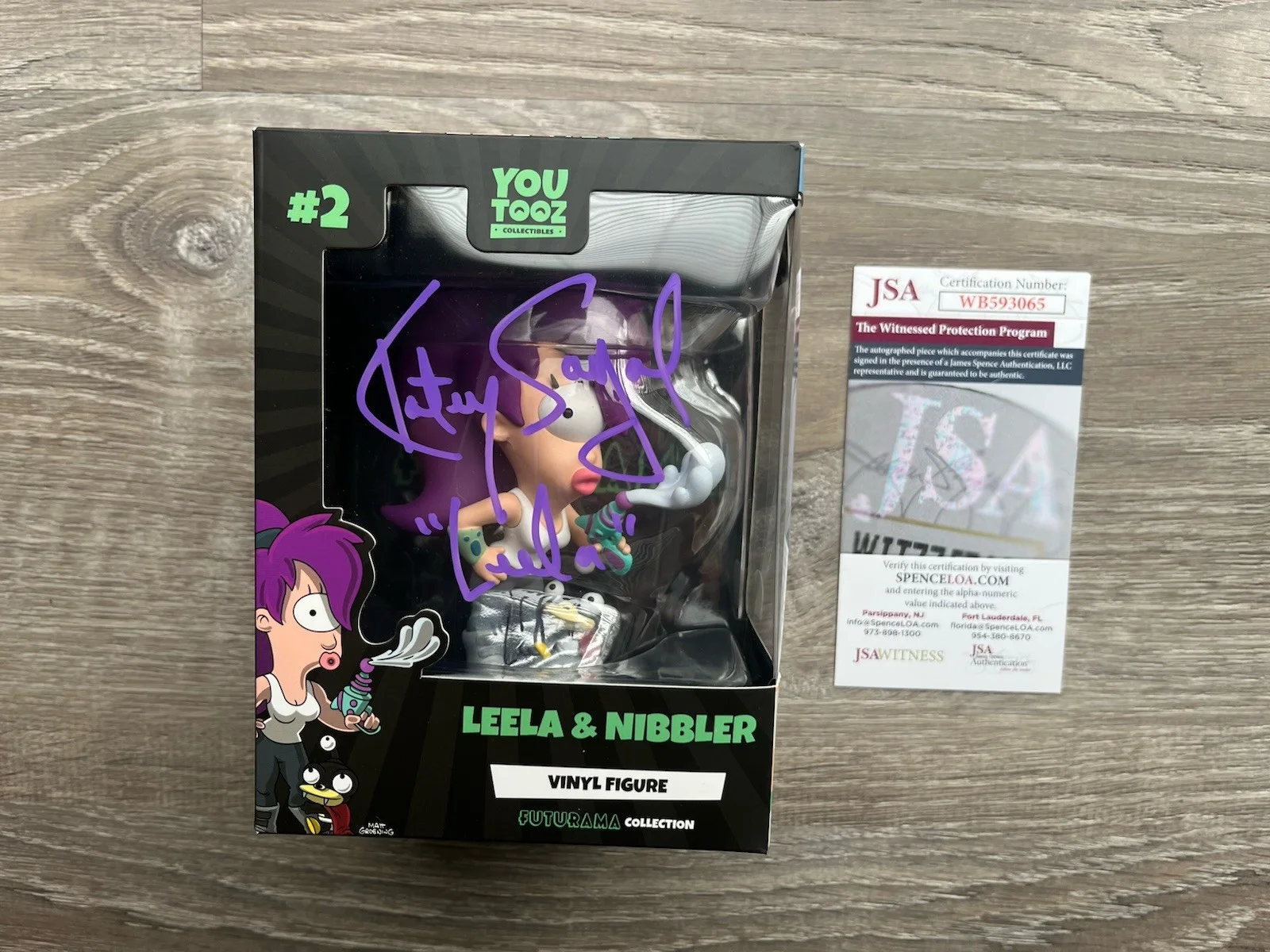Katey Sagal — Katey Sagal Signed Leela YouTooz Figure JSA COA Futurama, image 2