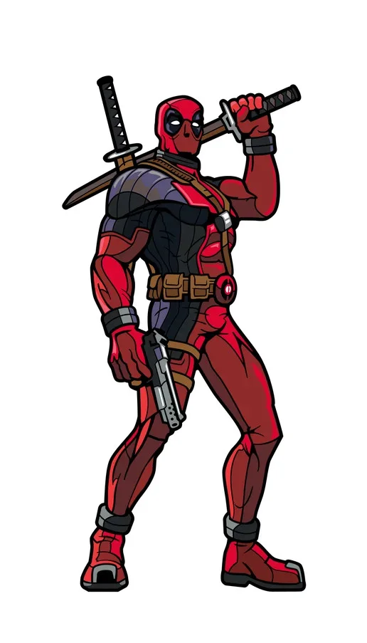 FiGPiN Deadpool (0675) Marvel Contest of Champions 3-Inch Enamel Pin, image 4