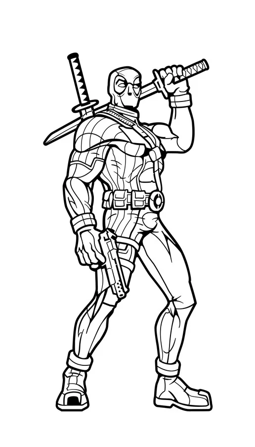 FiGPiN Deadpool (0675) Marvel Contest of Champions 3-Inch Enamel Pin, image 5