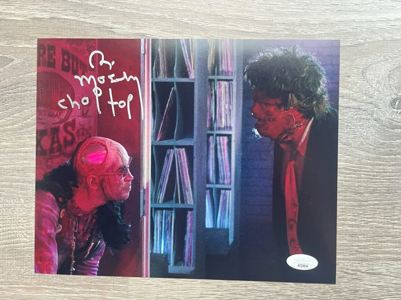Bill Moseley — Bill Moseley Signed Chop Top 8x10 Photo JSA COA Texas Chainsaw Massacre 2 TCM, изображение 2