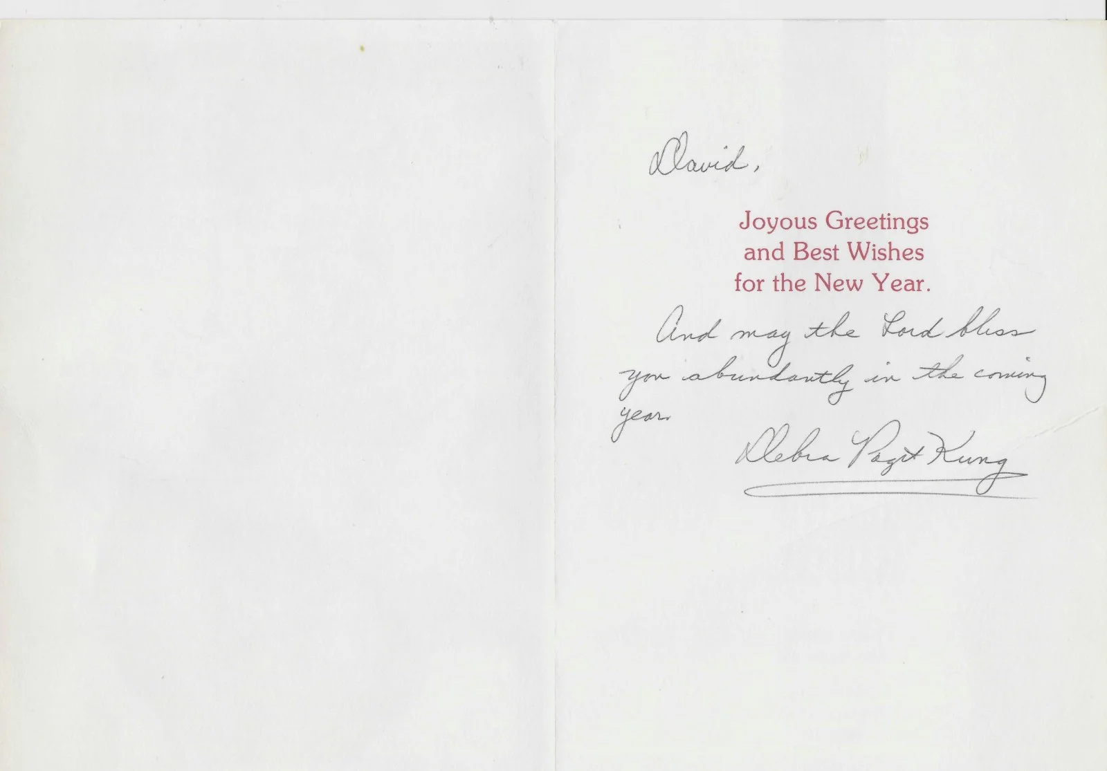 DEBRA PAGET — DEBRA PAGET signed Christmas Card .. LOVE ME TENDER, Ten Commandments with COA, image 3