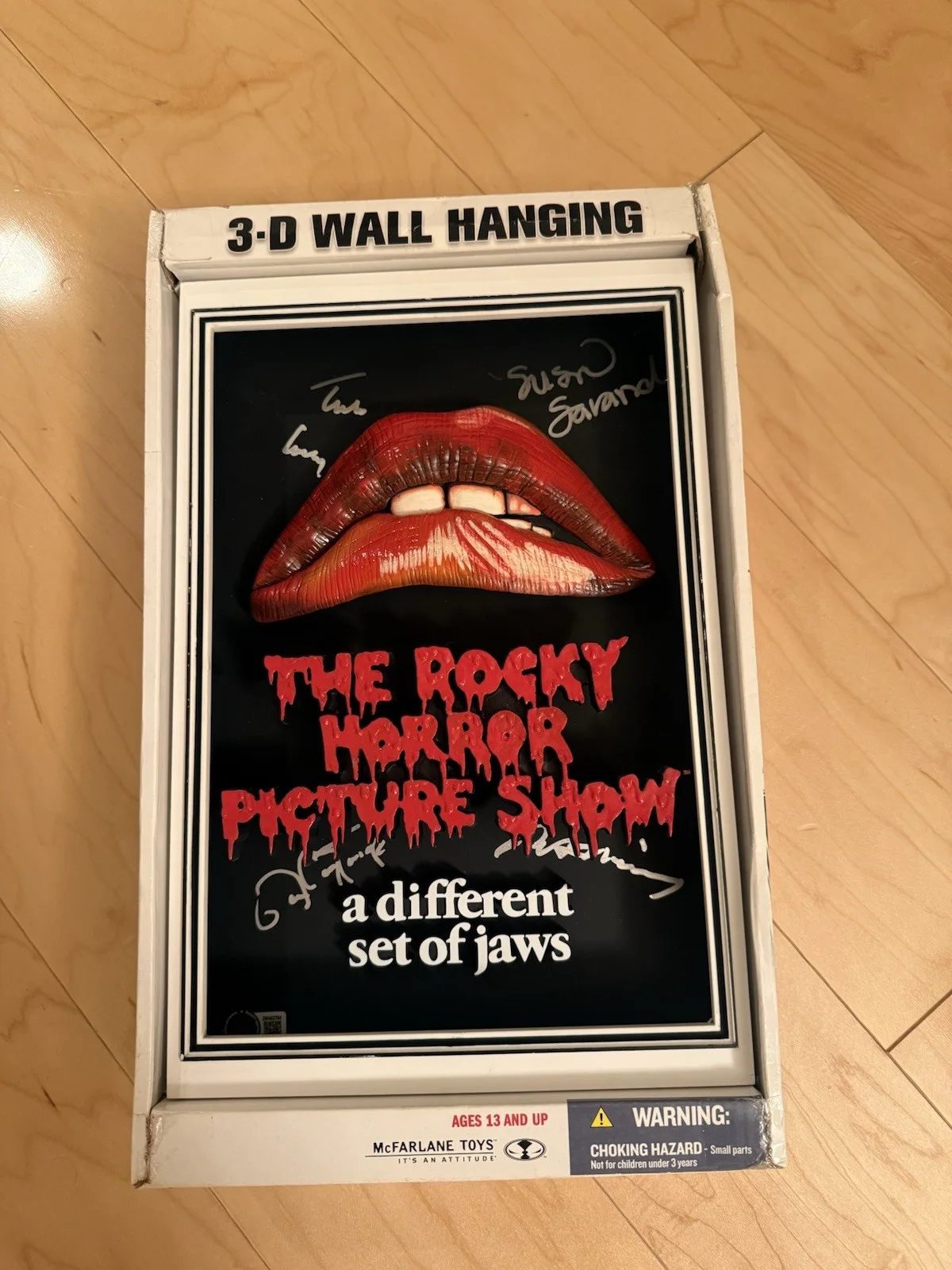 The Rocky Horror cast signed 3D Wall Poster Curry,Sarandon,Bostwick,Hinwood JSA, изображение 2