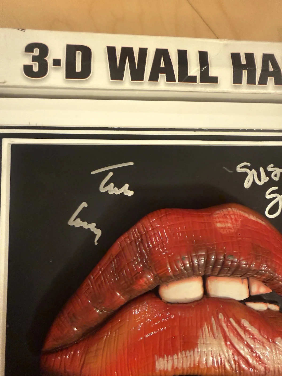 The Rocky Horror cast signed 3D Wall Poster Curry,Sarandon,Bostwick,Hinwood JSA, изображение 3
