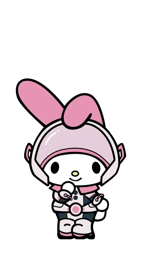 FiGPiN My Melody Ochaco (0393) Hello Kitty My Hero Academia 3-Inch Enamel Pin, изображение 4