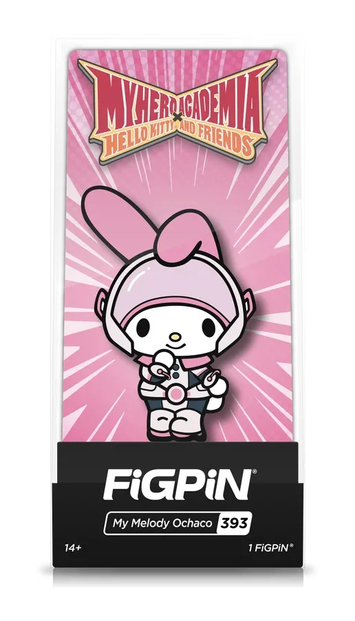 FiGPiN My Melody Ochaco (0393) Hello Kitty My Hero Academia 3-Inch Enamel Pin, изображение 5