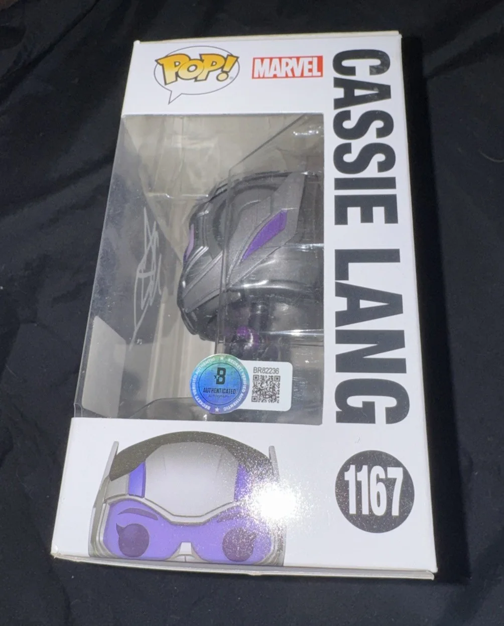 Kathryn Newton — Kathryn Newton signed Cassie Lang funko pop 1167 Ant-Man poster photo, image 2