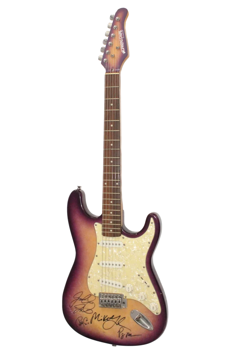 Trey Anastasio, Jon Fishman, Mike Gordon, Page McConnell — Phish Full Band Signed Autograph Guitar - Jon Fishman Trey Mike Page w/ JSA COA, изображение 2
