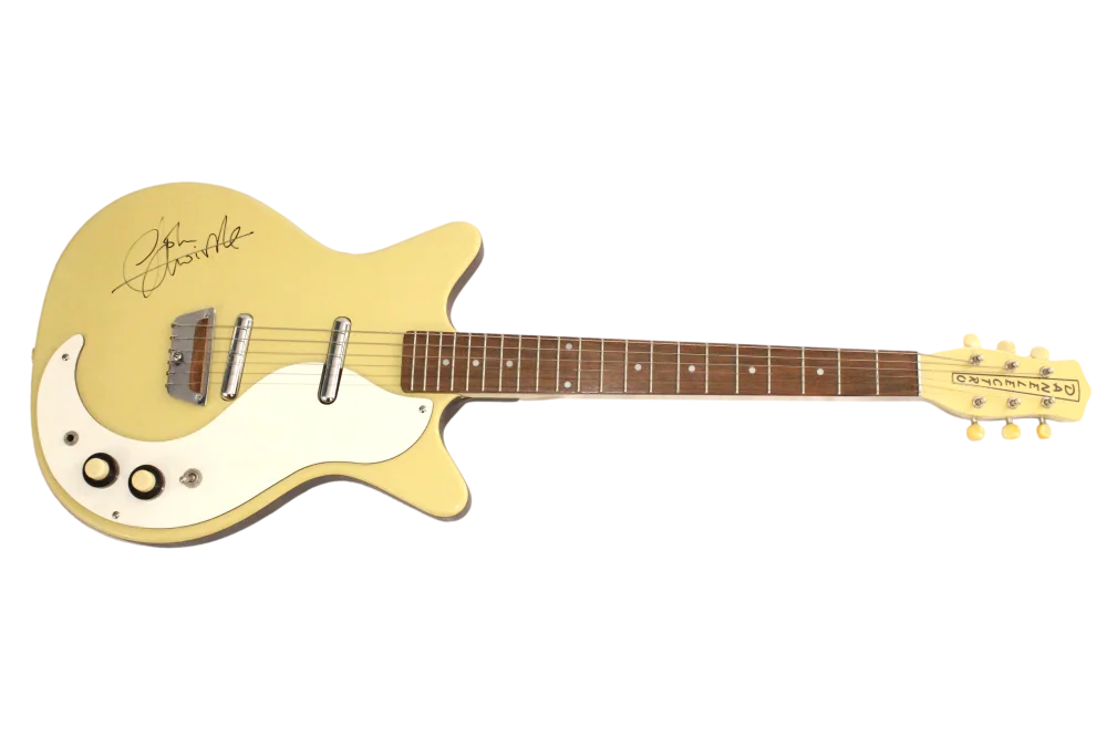John Entwistle — John Entwistle The Who Signed Autograph Danelectro Electric Guitar w/ JSA COA, изображение 2