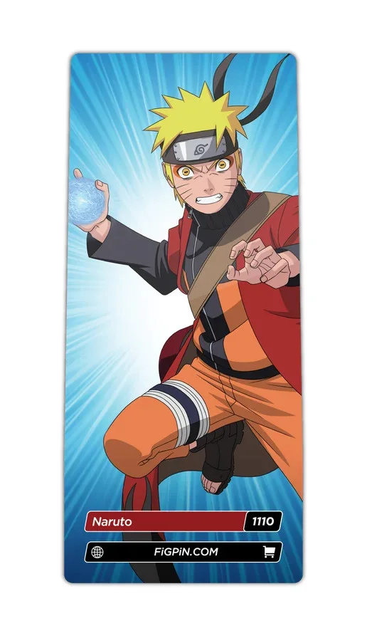 FiGPiN Naruto (1110) Naruto Shippuden 3-Inch Enamel Pin, image 2