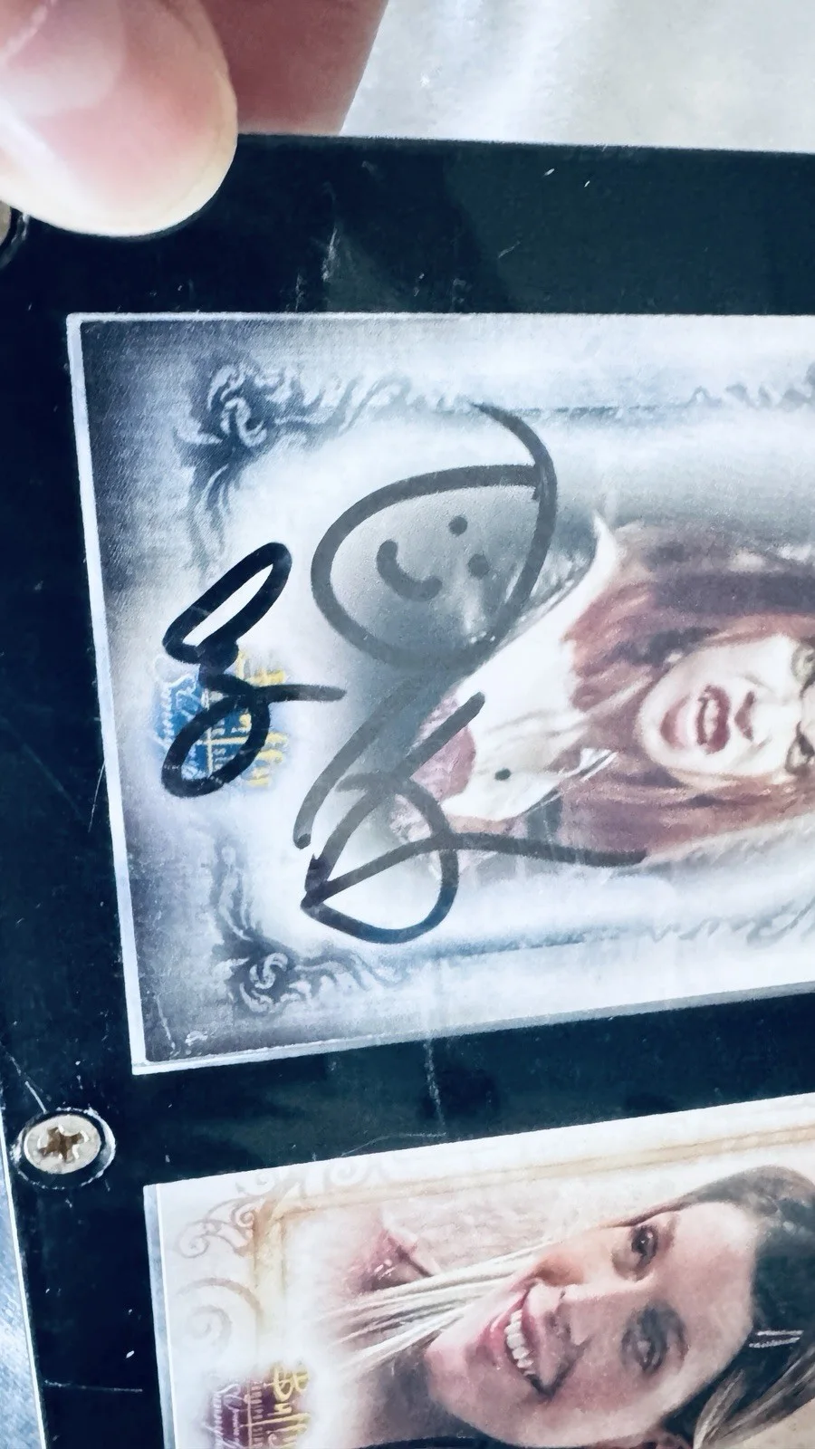 Alyson Hannigan Amber Benson — SIGNED Lot Buffy The Vampire Slayer Autograph Card Alyson Hannigan Amber Benson, изображение 2