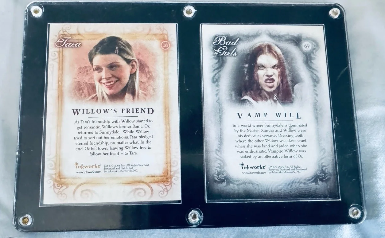 Alyson Hannigan Amber Benson — SIGNED Lot Buffy The Vampire Slayer Autograph Card Alyson Hannigan Amber Benson, изображение 4