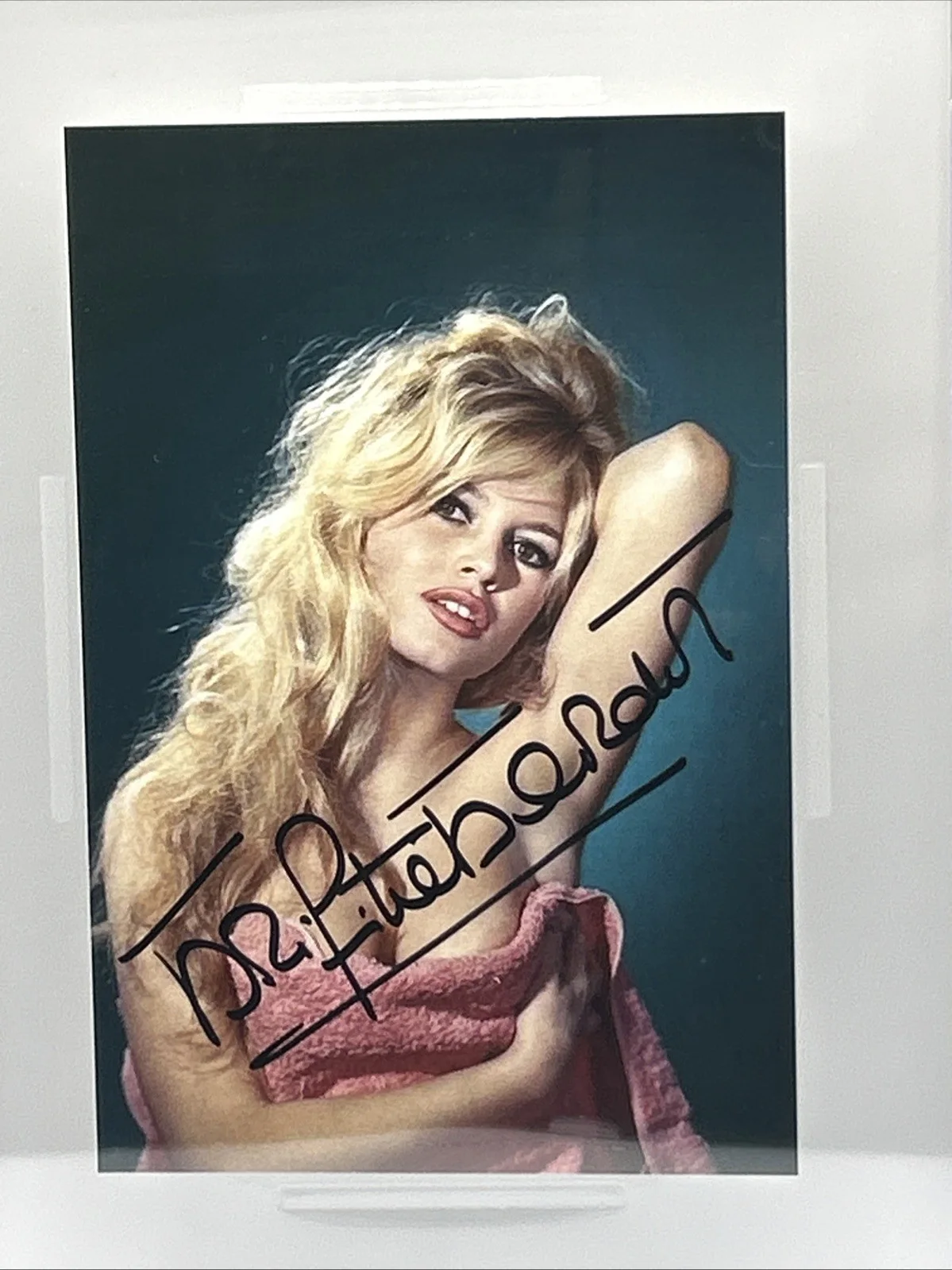 Brigitte Bardot Authentic Hand Signed 4x6 Photo PSA/DNA Authentic, image 4